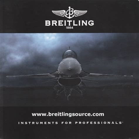 breitling print brochure|breitling chronologs list.